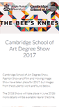 Mobile Screenshot of cambridgeschoolofart.com